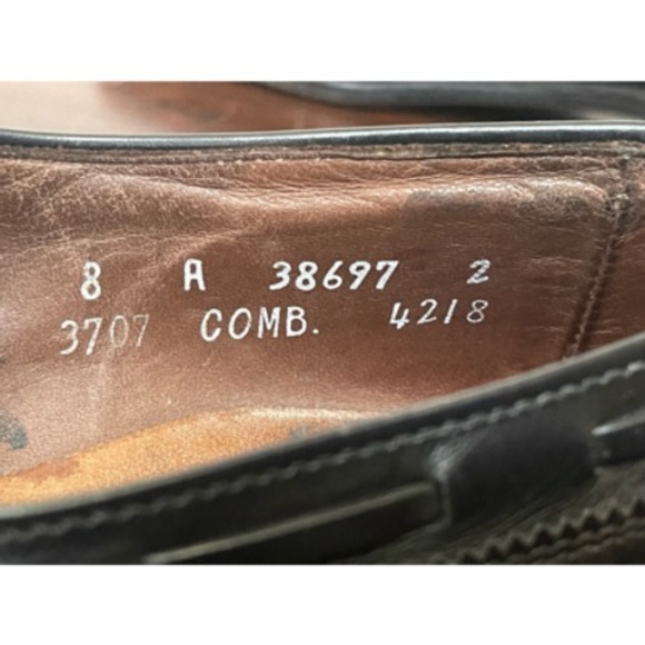 Allen Edmonds Mens Arlington Kiltie Loafer Dress Shoes Black Wingtip Tasseled 8 main image 7